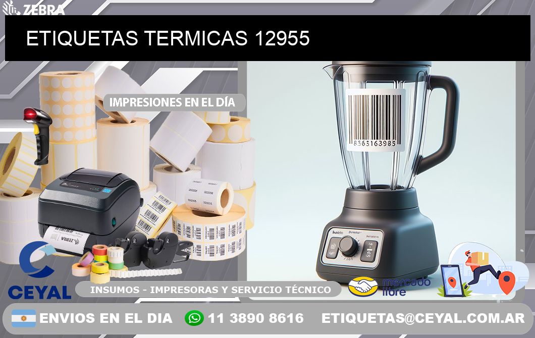 ETIQUETAS TERMICAS 12955