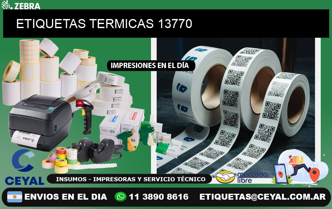 ETIQUETAS TERMICAS 13770
