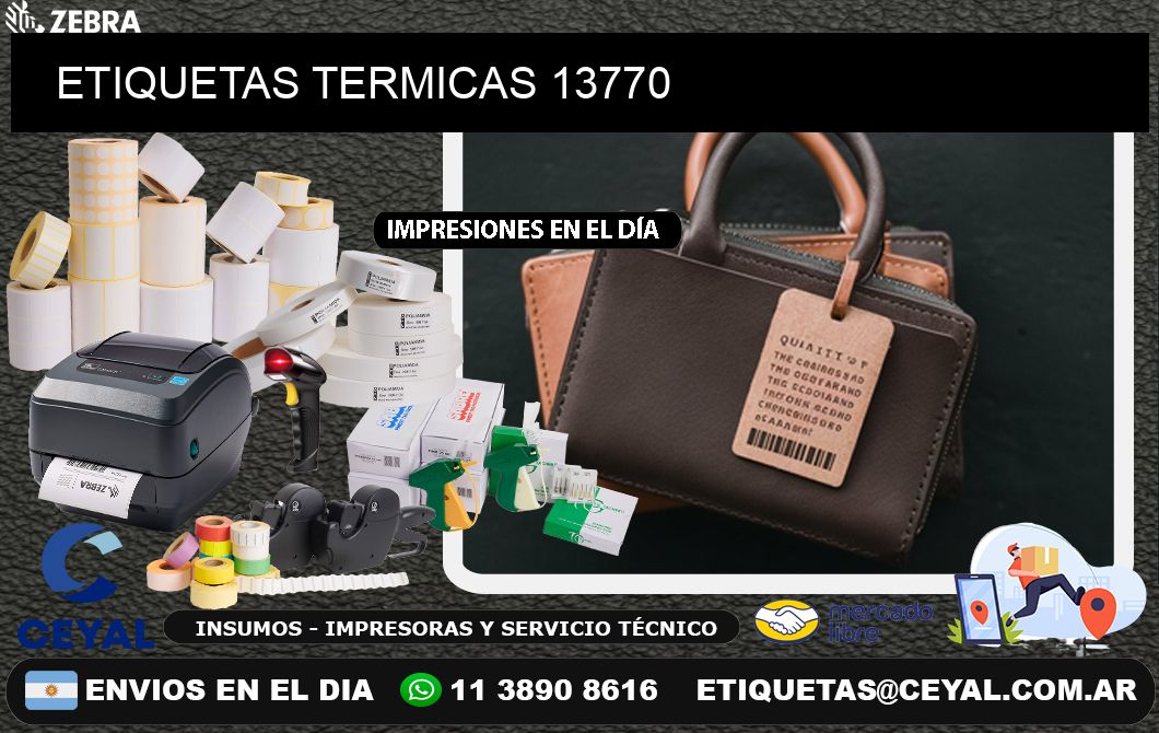 ETIQUETAS TERMICAS 13770