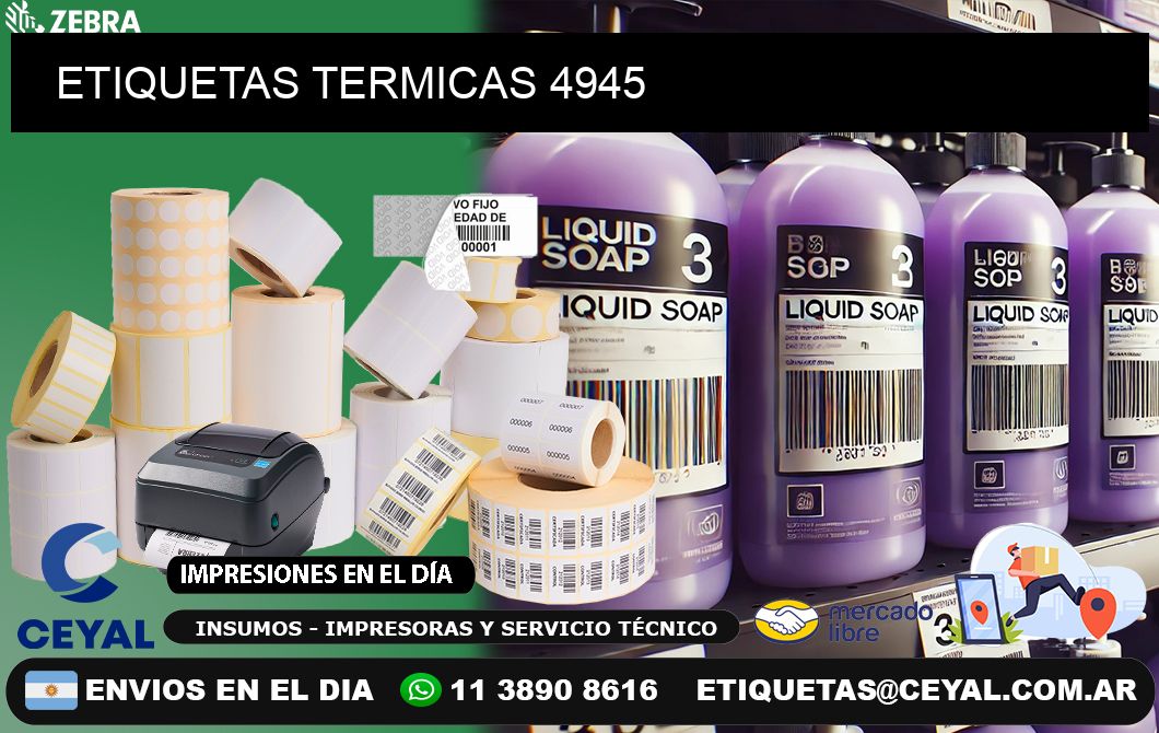 ETIQUETAS TERMICAS 4945