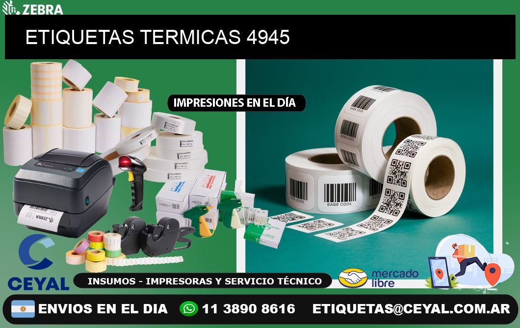 ETIQUETAS TERMICAS 4945
