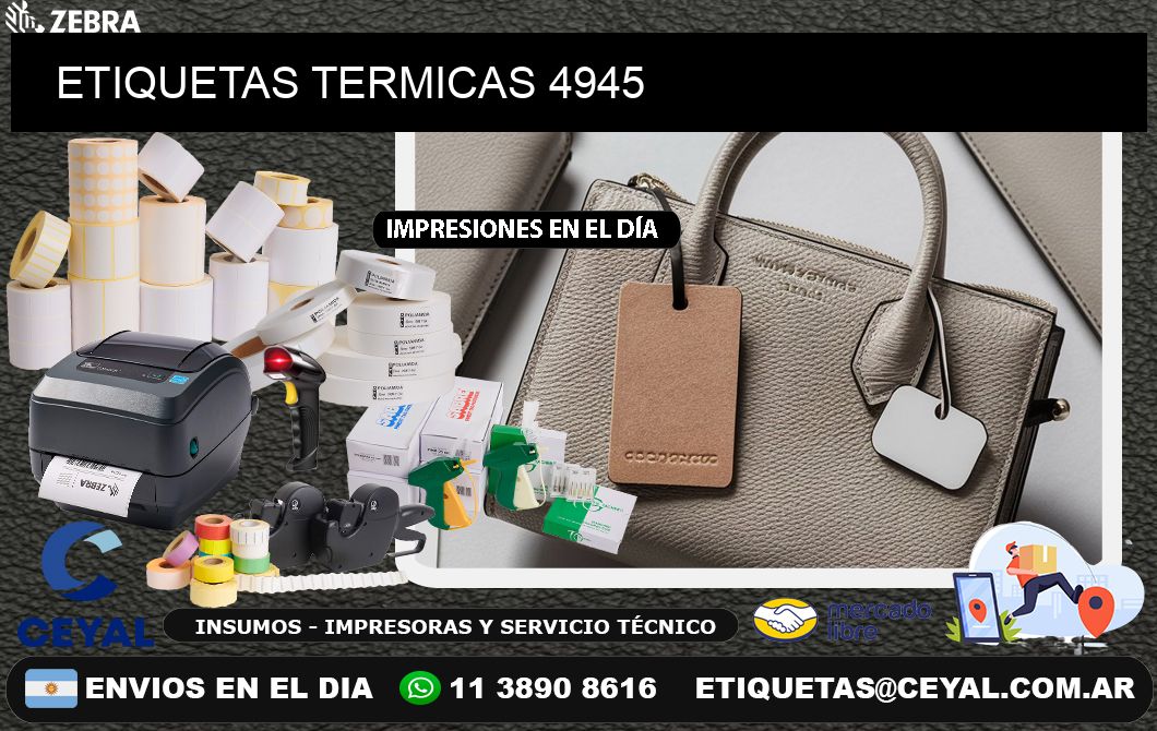 ETIQUETAS TERMICAS 4945