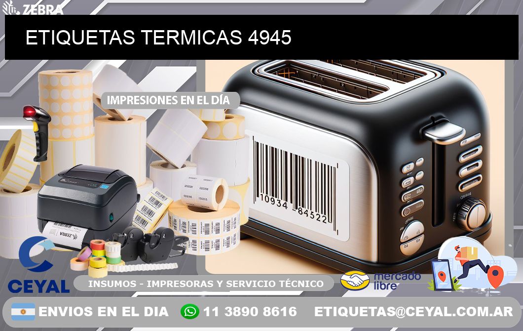 ETIQUETAS TERMICAS 4945