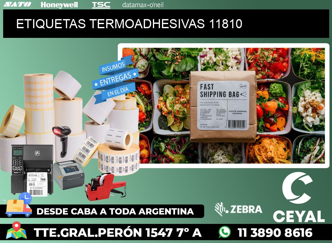 ETIQUETAS TERMOADHESIVAS 11810