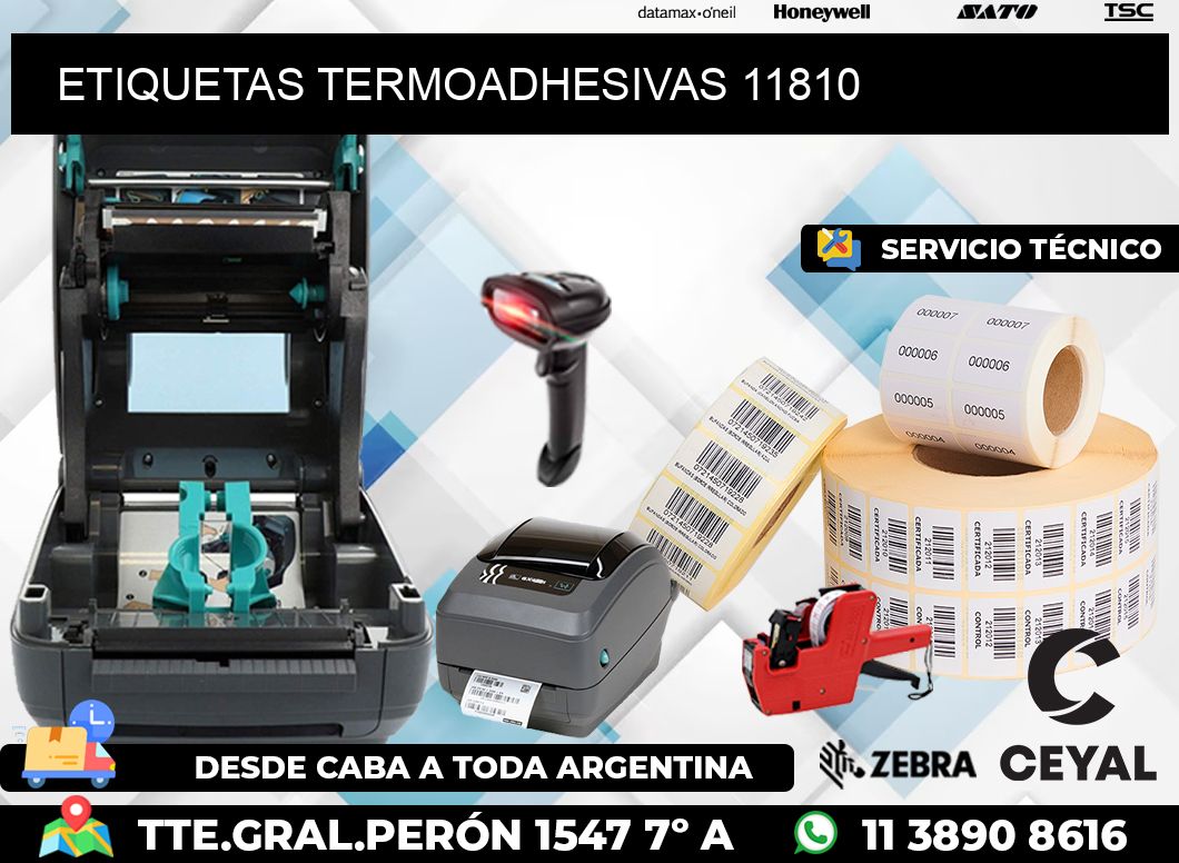 ETIQUETAS TERMOADHESIVAS 11810