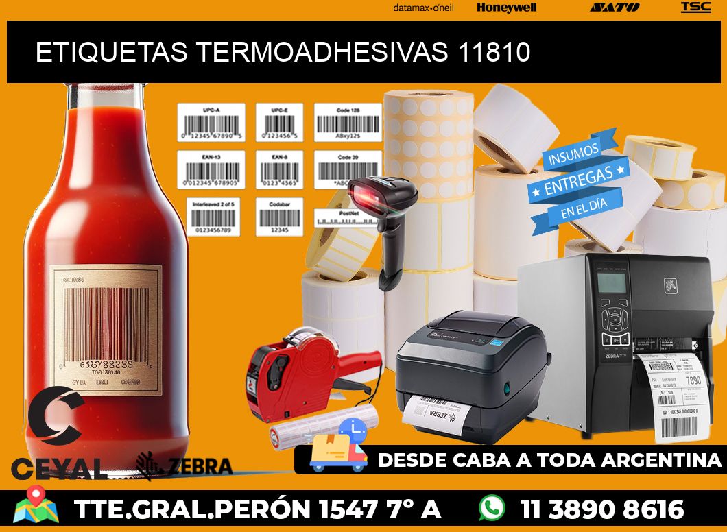 ETIQUETAS TERMOADHESIVAS 11810