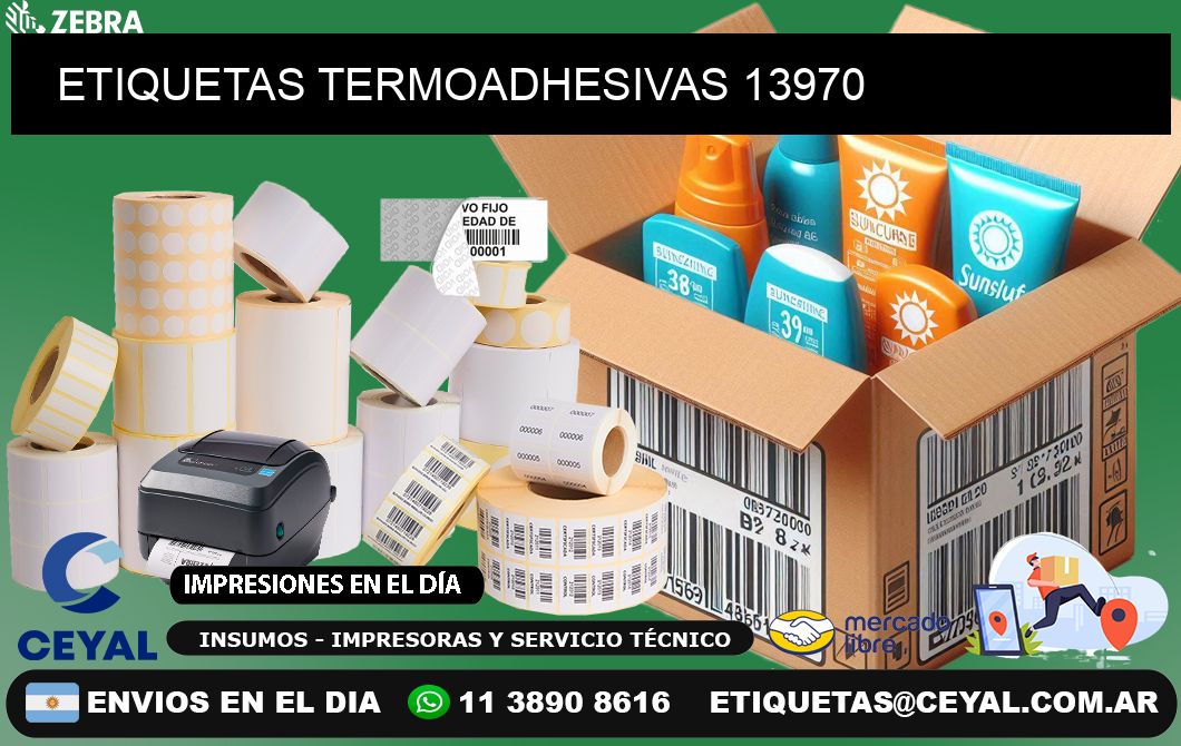 ETIQUETAS TERMOADHESIVAS 13970