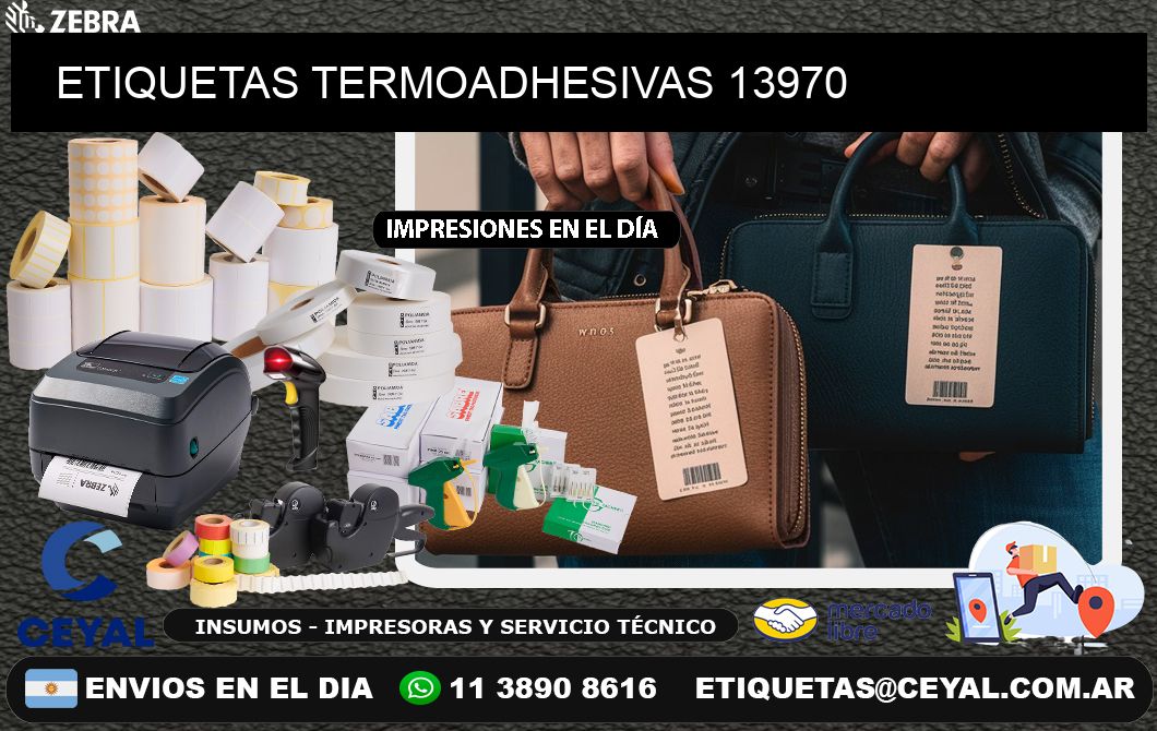 ETIQUETAS TERMOADHESIVAS 13970