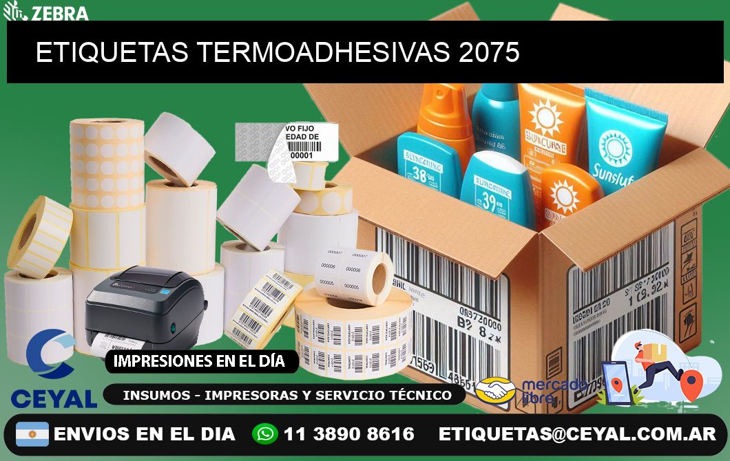 ETIQUETAS TERMOADHESIVAS 2075