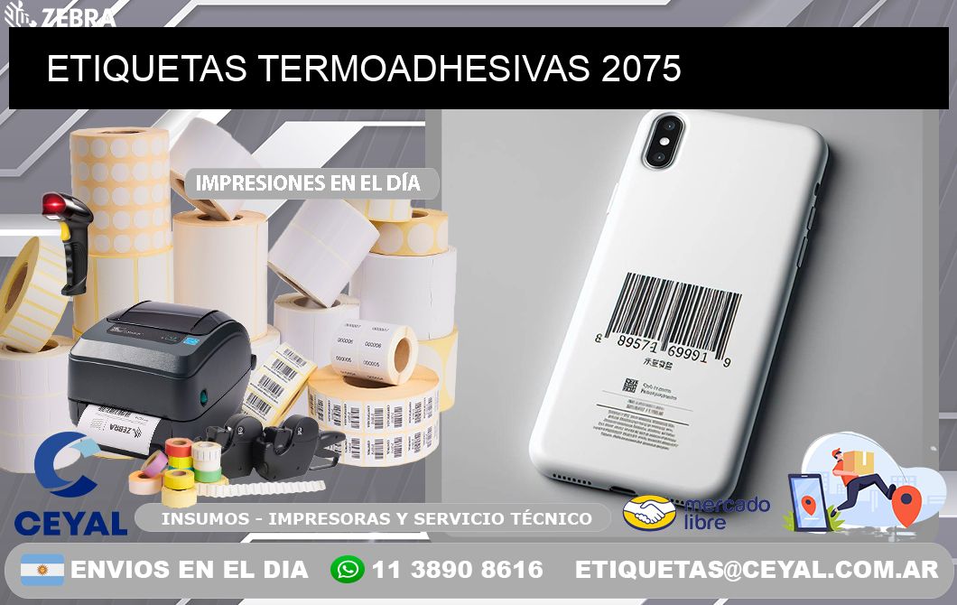 ETIQUETAS TERMOADHESIVAS 2075