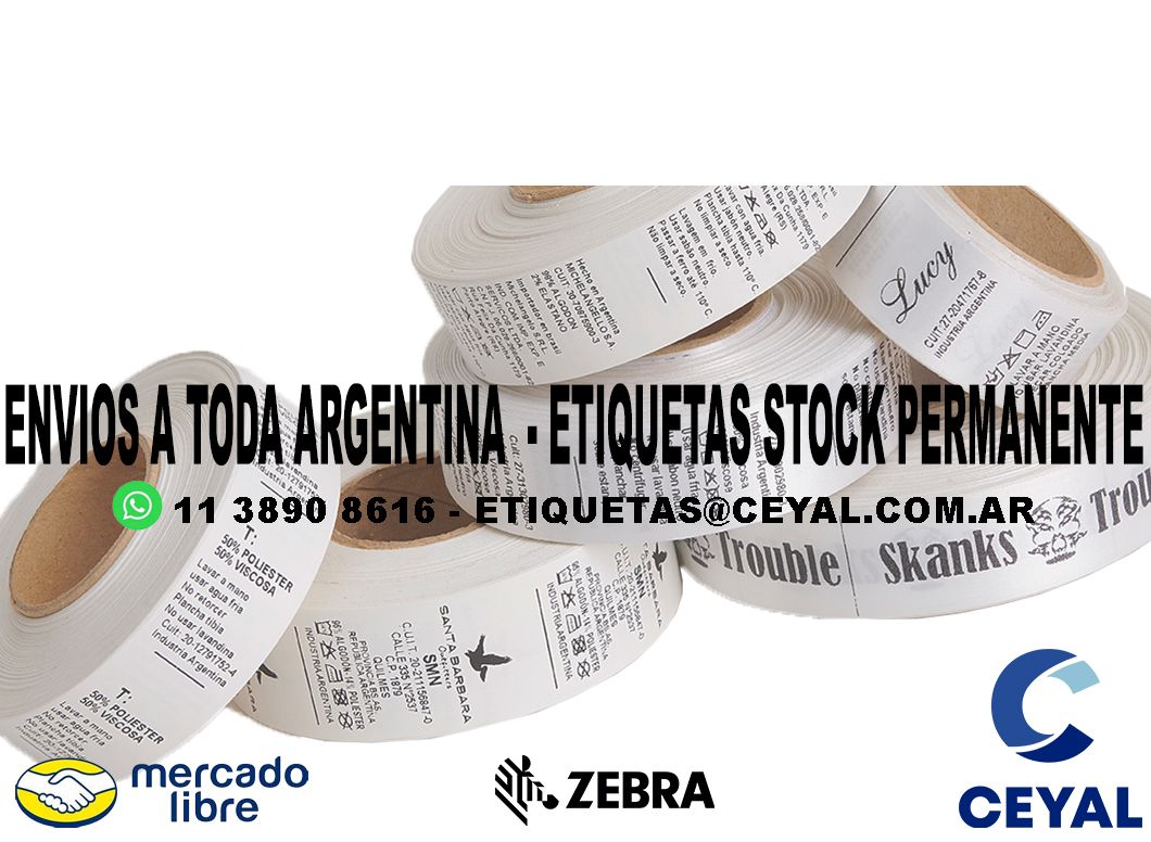 ETIQUETAS TROQUELADAS PERSONALIZADAS 74 x 86