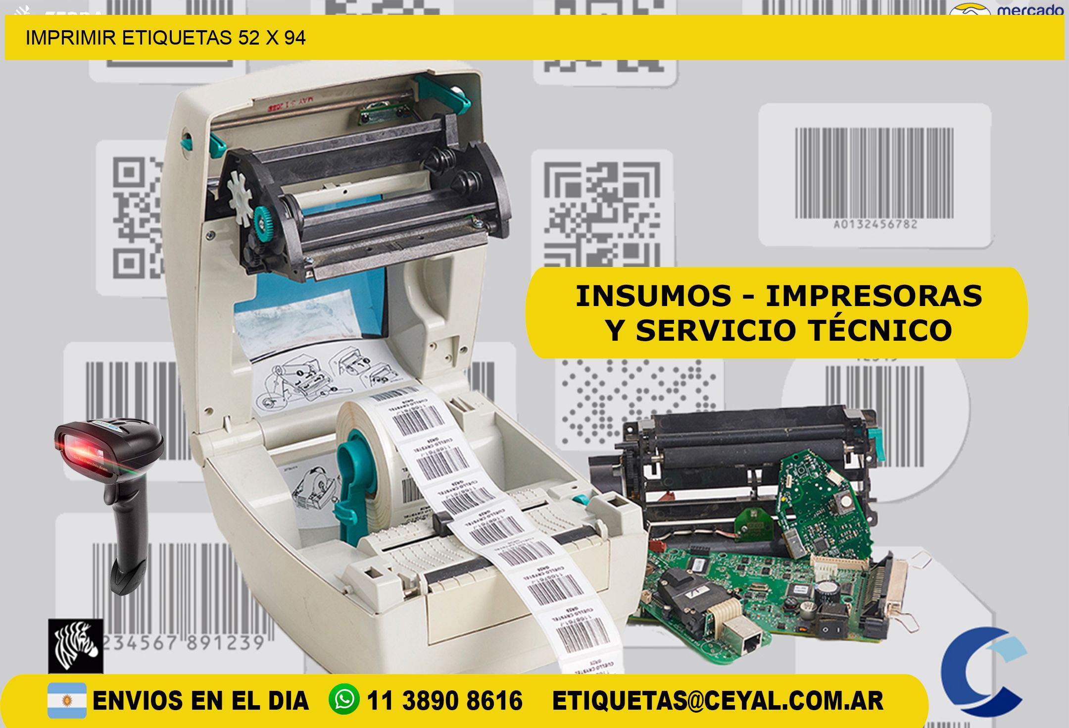 IMPRIMIR ETIQUETAS 52 x 94