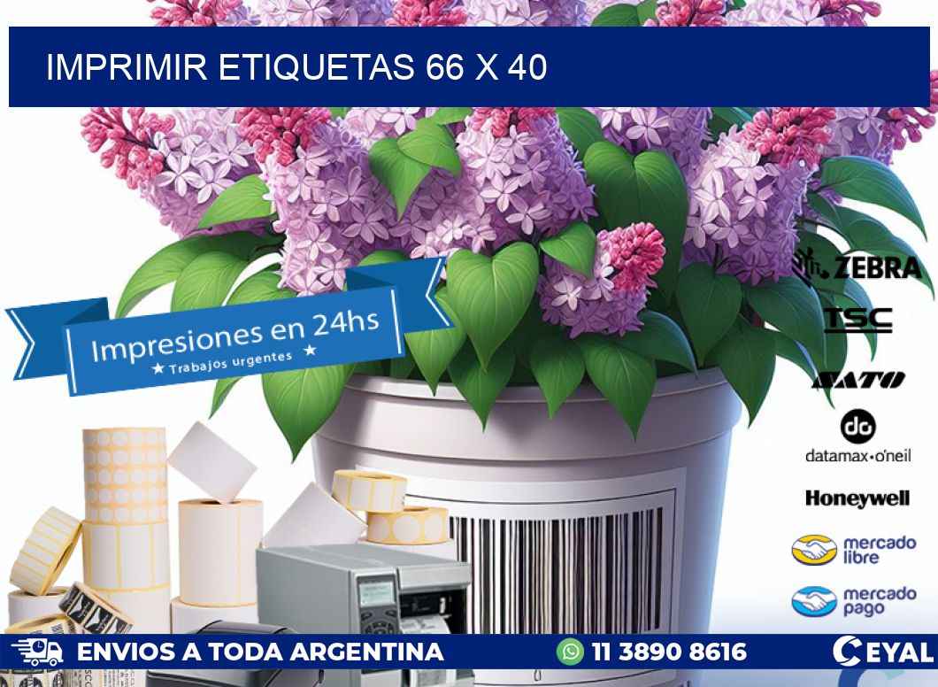 IMPRIMIR ETIQUETAS 66 x 40