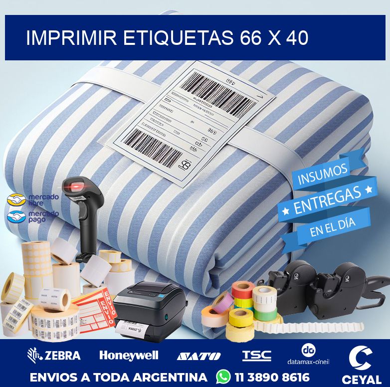 IMPRIMIR ETIQUETAS 66 x 40