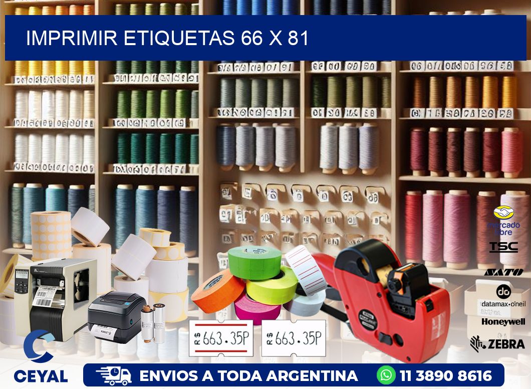 IMPRIMIR ETIQUETAS 66 x 81