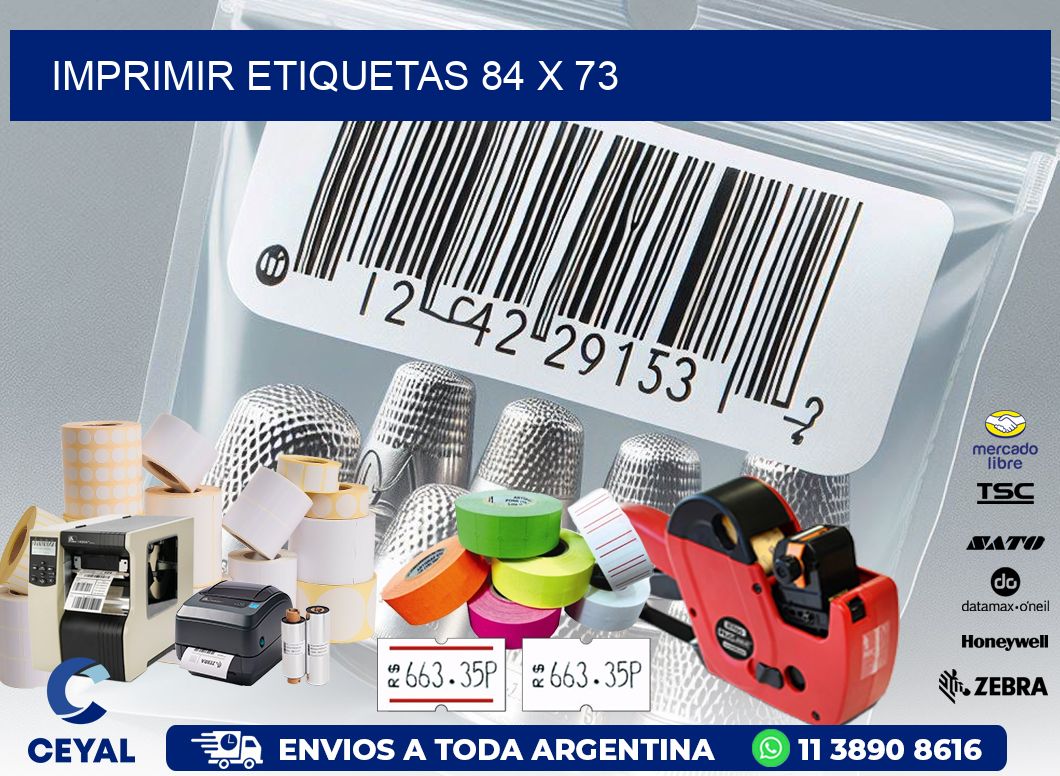IMPRIMIR ETIQUETAS 84 x 73