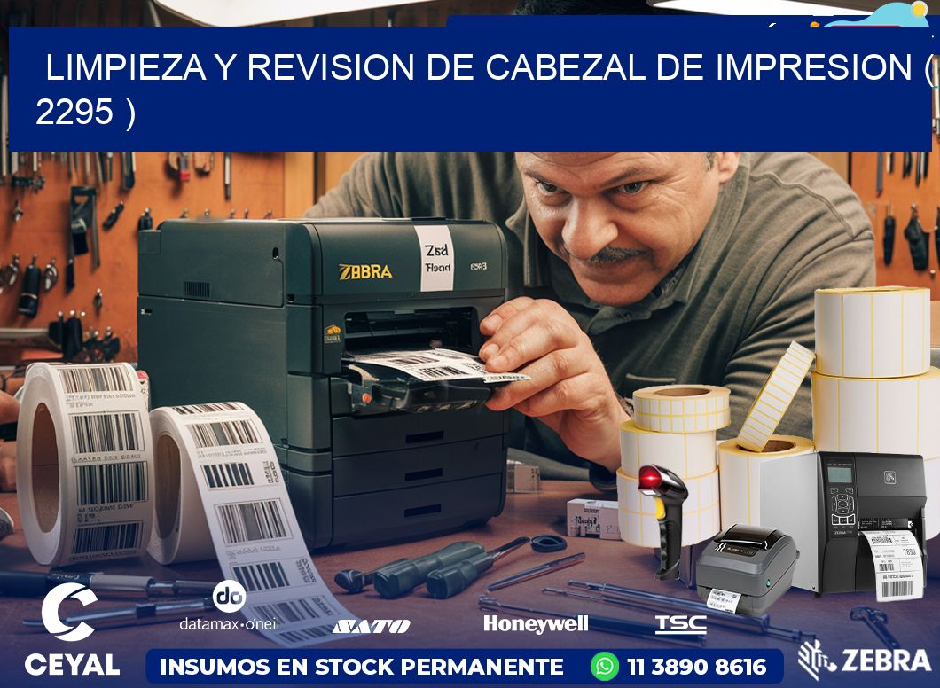 LIMPIEZA Y REVISION DE CABEZAL DE IMPRESION ( 2295 )
