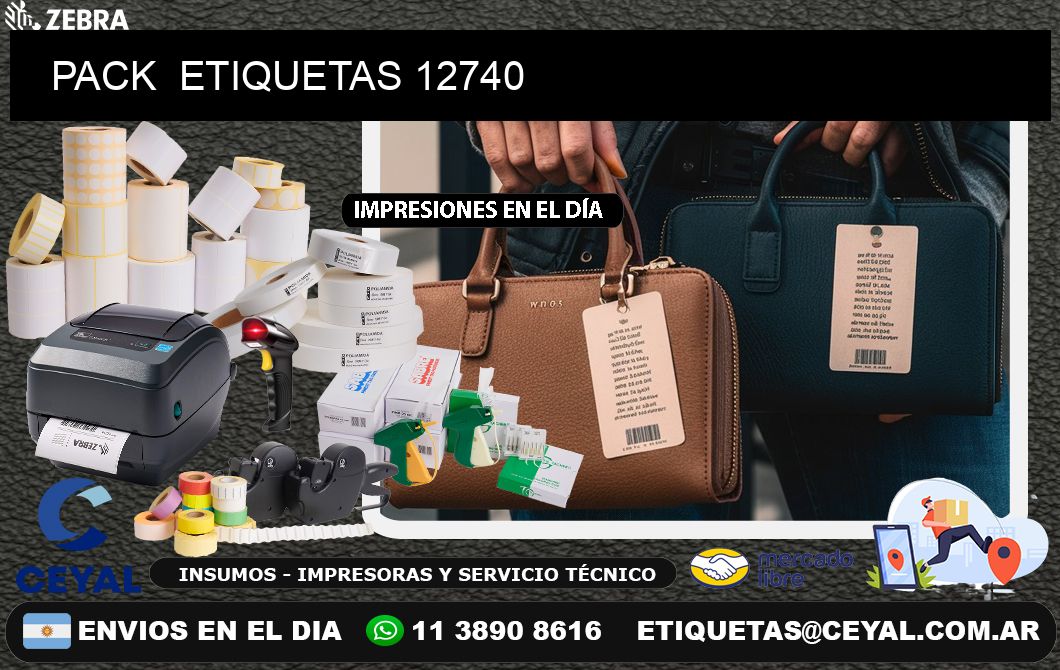 PACK  ETIQUETAS 12740