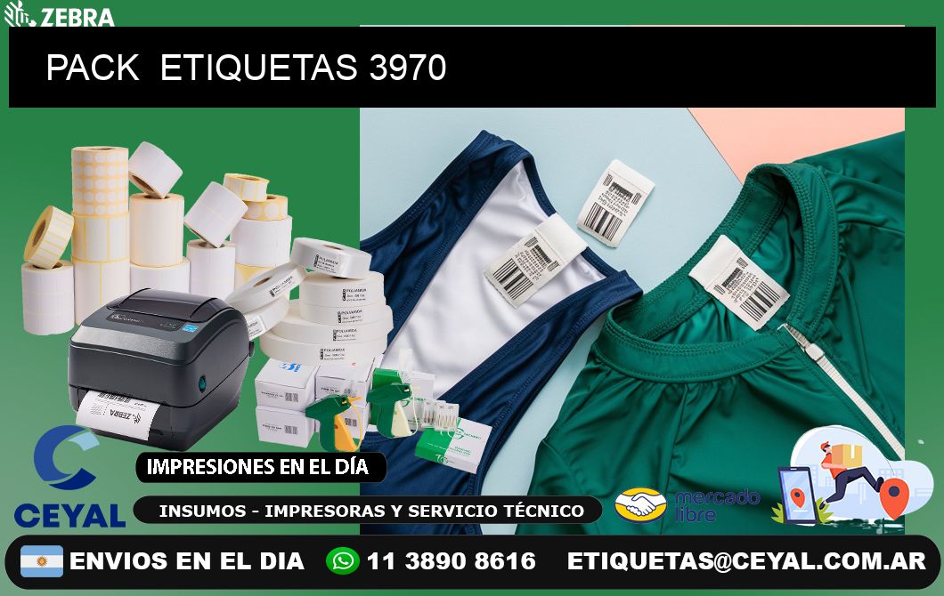 PACK ETIQUETAS 3970