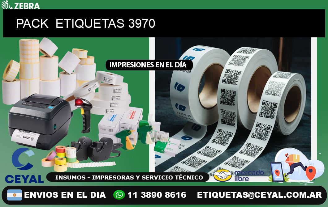 PACK ETIQUETAS 3970