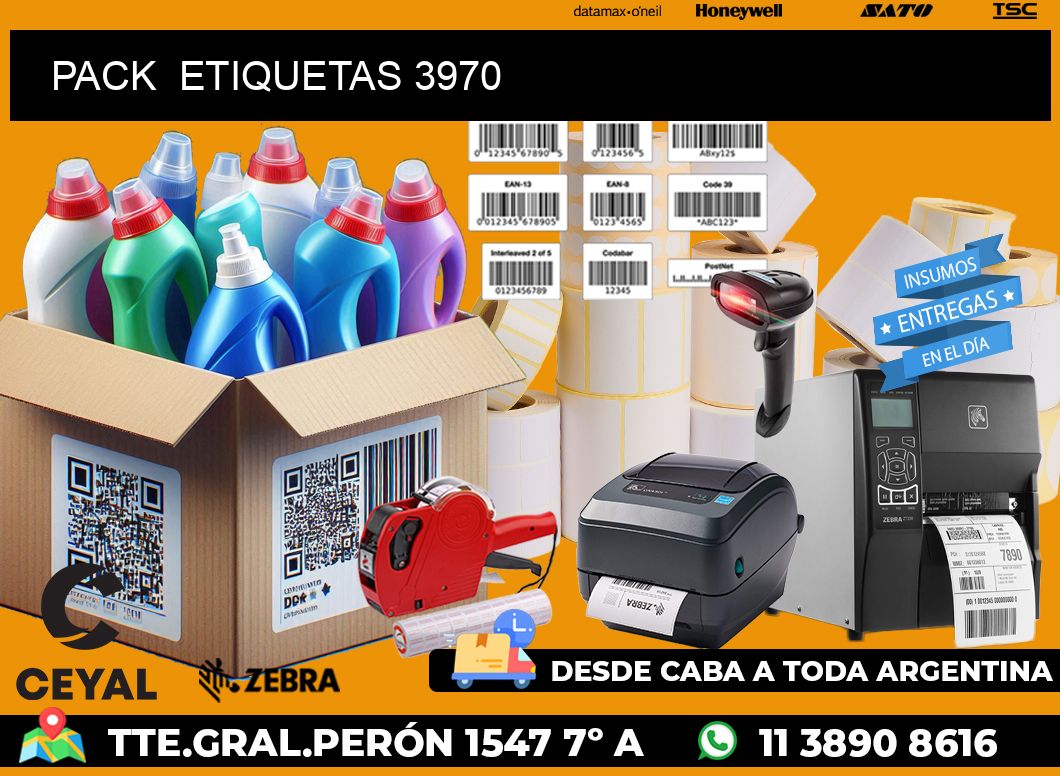 PACK ETIQUETAS 3970