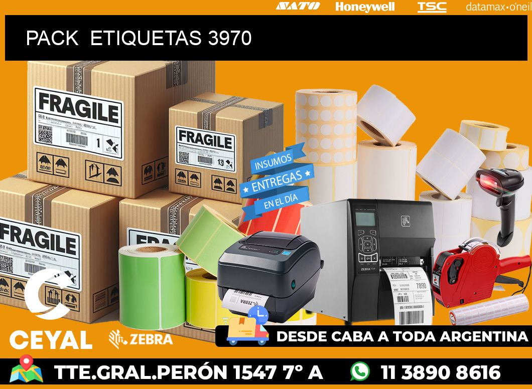 PACK ETIQUETAS 3970