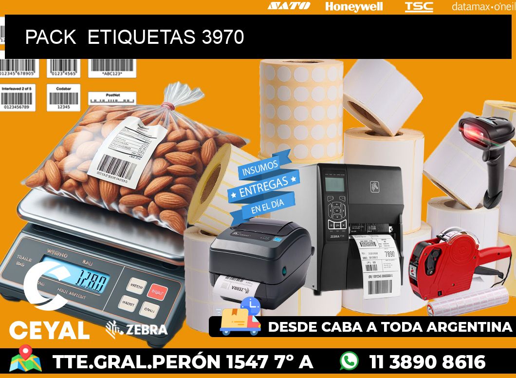 PACK ETIQUETAS 3970