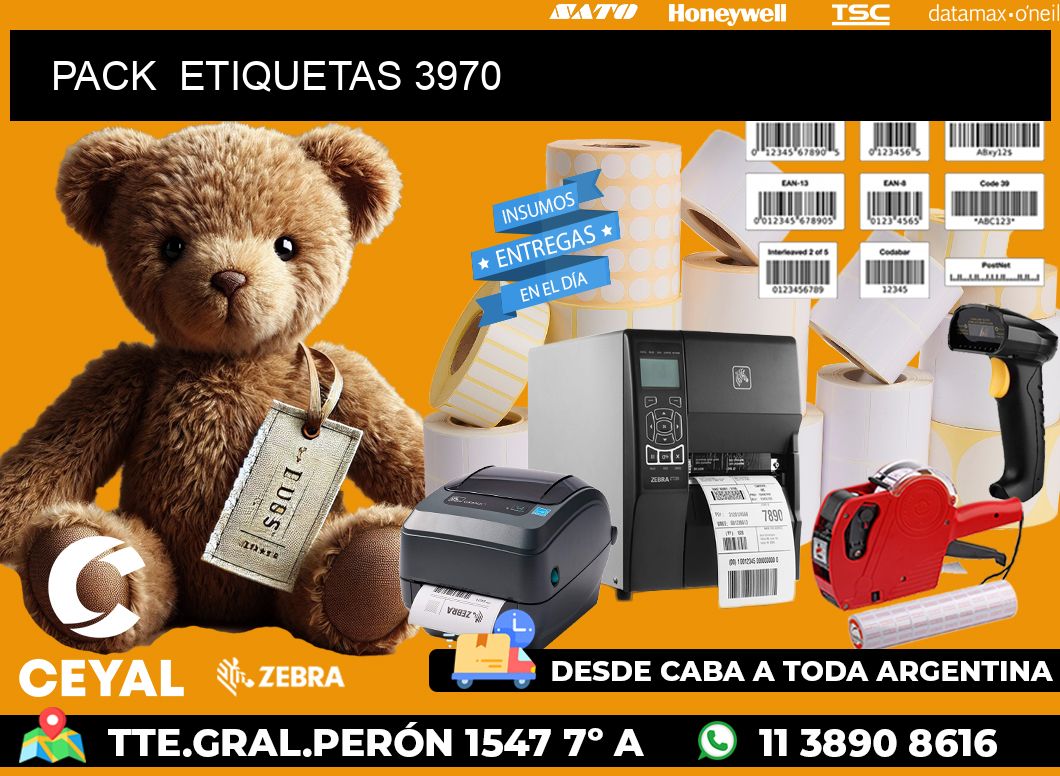 PACK ETIQUETAS 3970