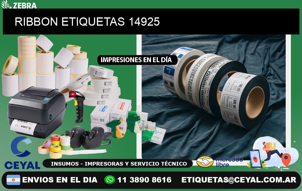 RIBBON ETIQUETAS 14925