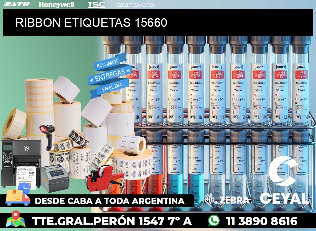 RIBBON ETIQUETAS 15660