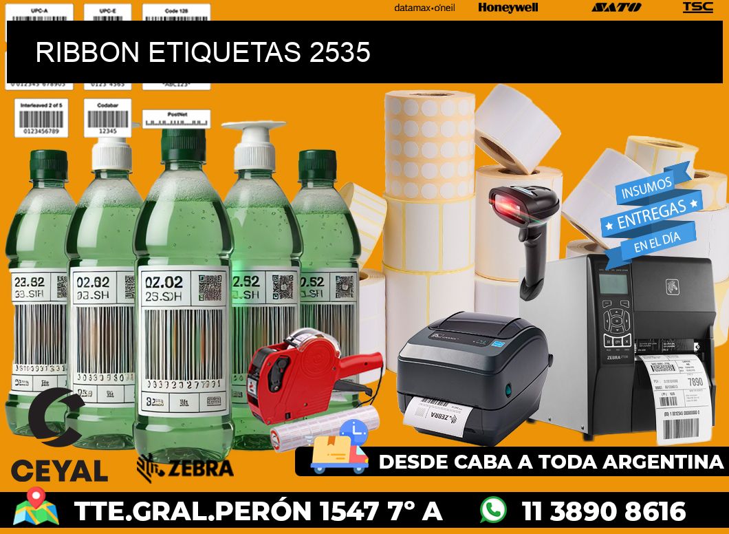 RIBBON ETIQUETAS 2535