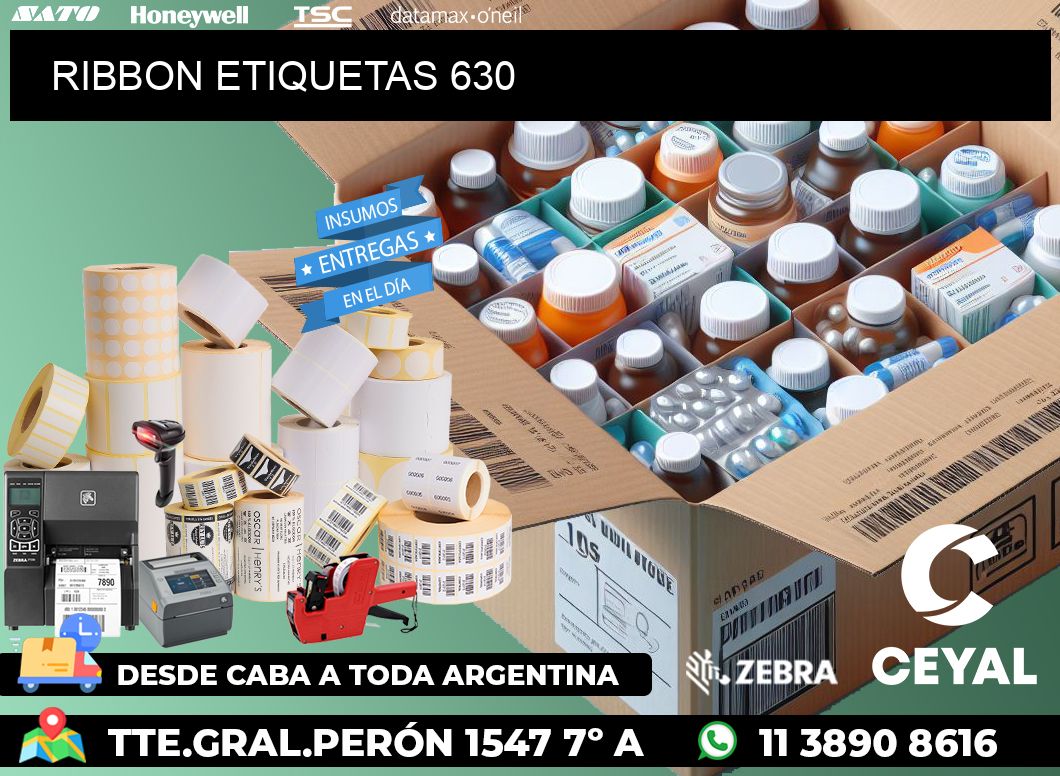 RIBBON ETIQUETAS 630