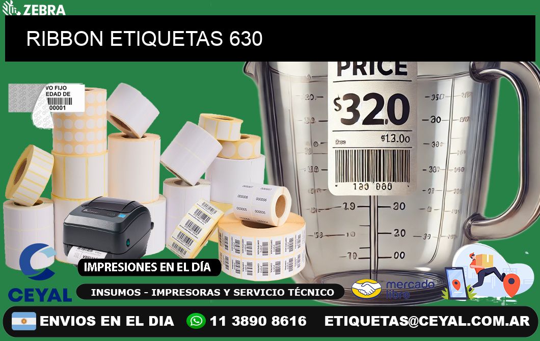 RIBBON ETIQUETAS 630