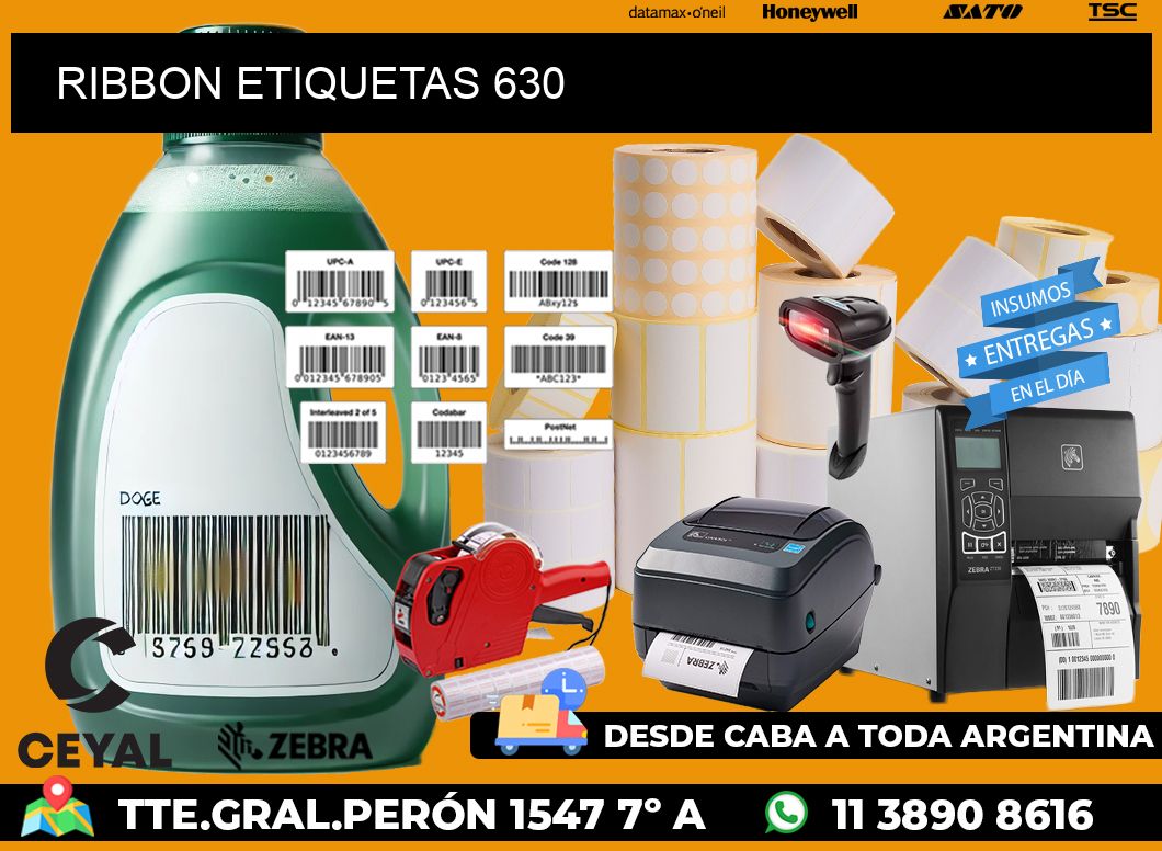 RIBBON ETIQUETAS 630