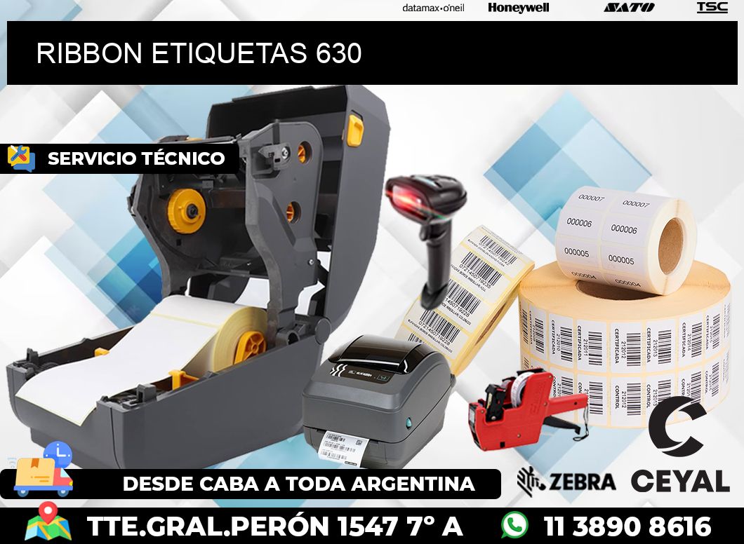 RIBBON ETIQUETAS 630