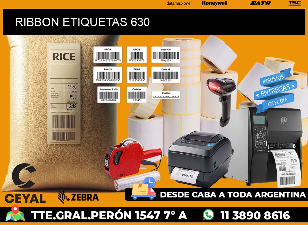 RIBBON ETIQUETAS 630