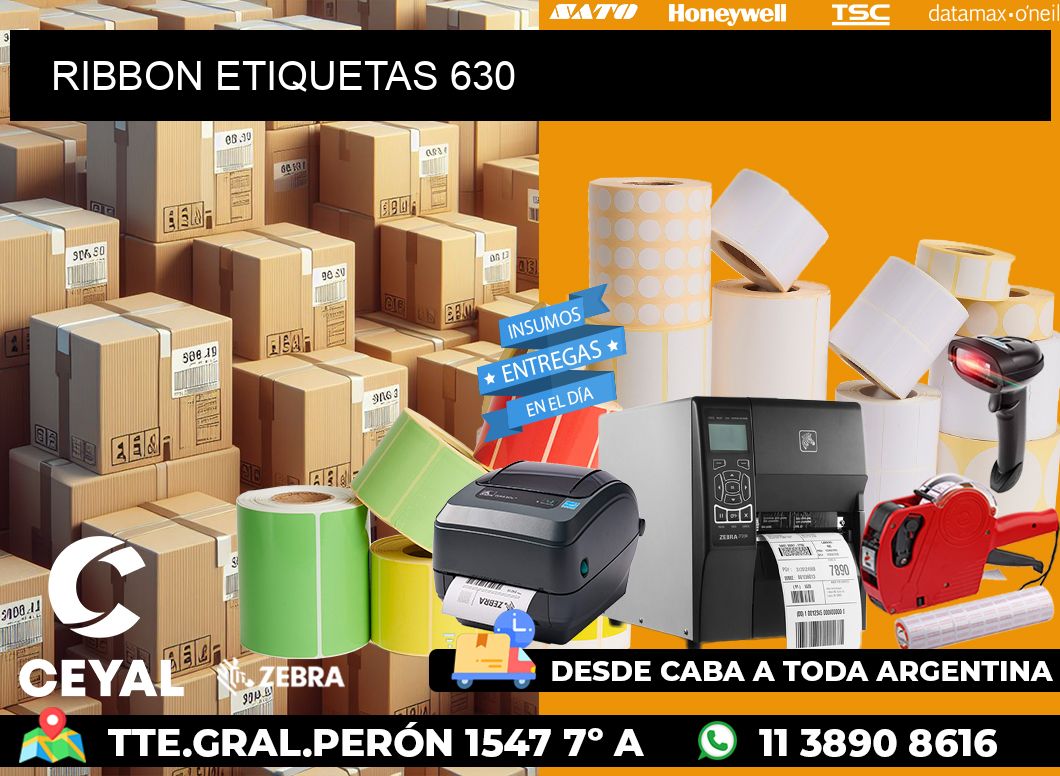 RIBBON ETIQUETAS 630