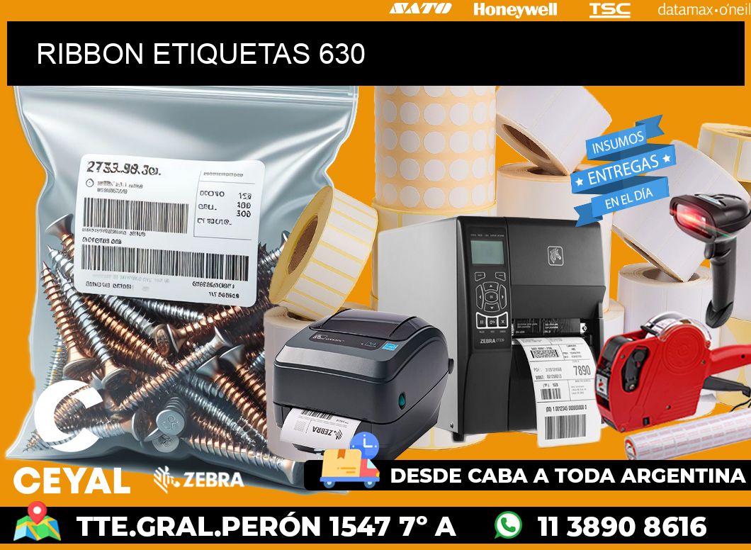 RIBBON ETIQUETAS 630