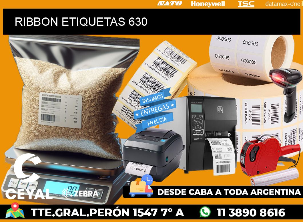 RIBBON ETIQUETAS 630