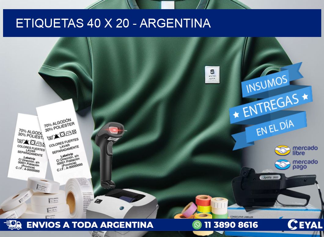 ETIQUETAS 40 x 20 – ARGENTINA