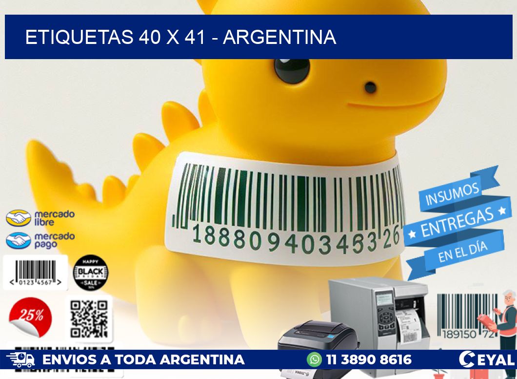 ETIQUETAS 40 x 41 - ARGENTINA