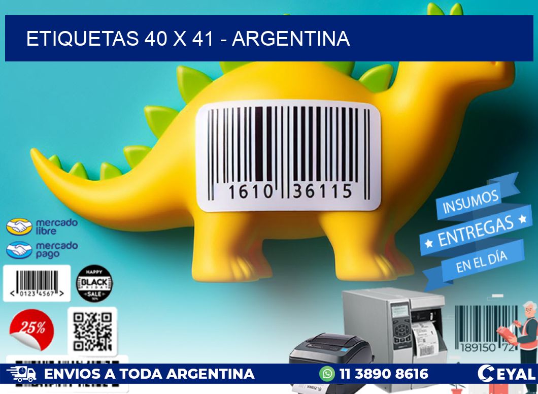 ETIQUETAS 40 x 41 - ARGENTINA