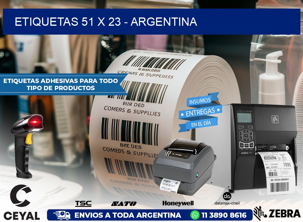 ETIQUETAS 51 x 23 – ARGENTINA