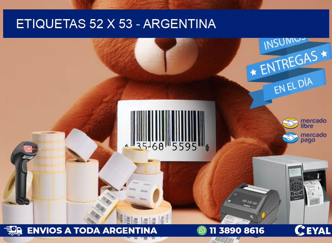 ETIQUETAS 52 x 53 – ARGENTINA