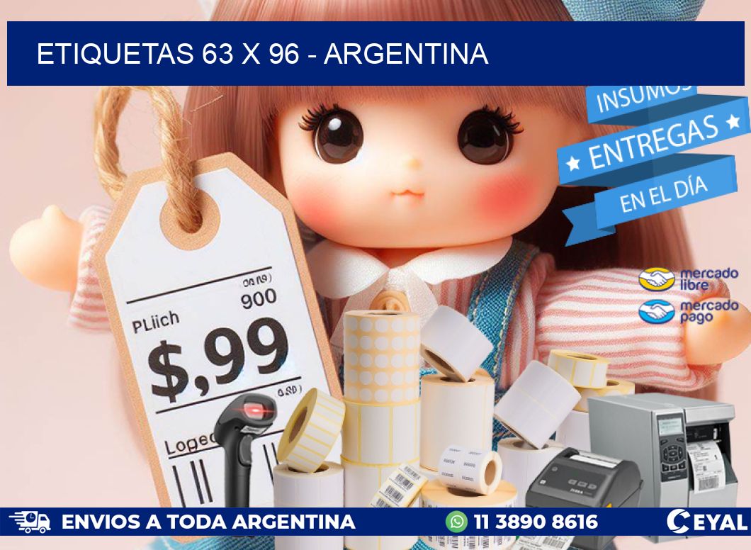 ETIQUETAS 63 x 96 - ARGENTINA