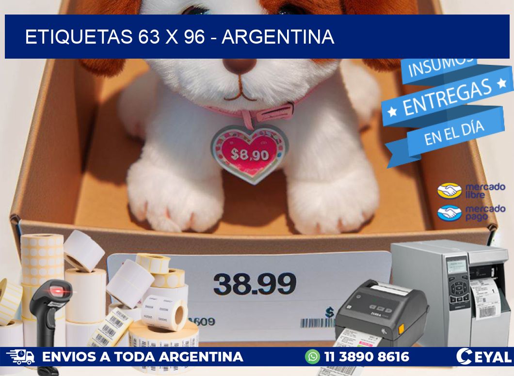 ETIQUETAS 63 x 96 - ARGENTINA