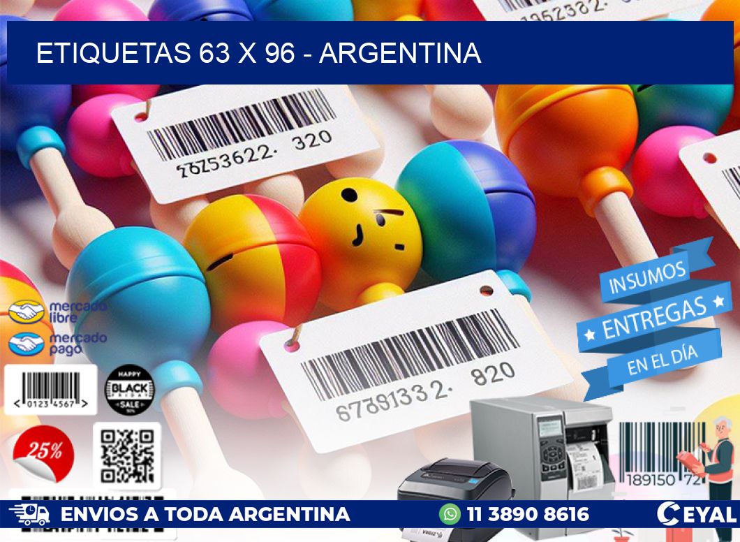 ETIQUETAS 63 x 96 - ARGENTINA