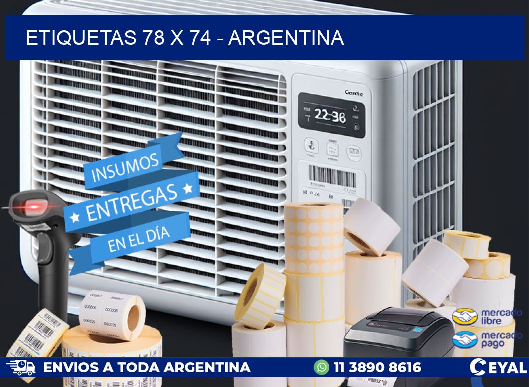 ETIQUETAS 78 x 74 - ARGENTINA