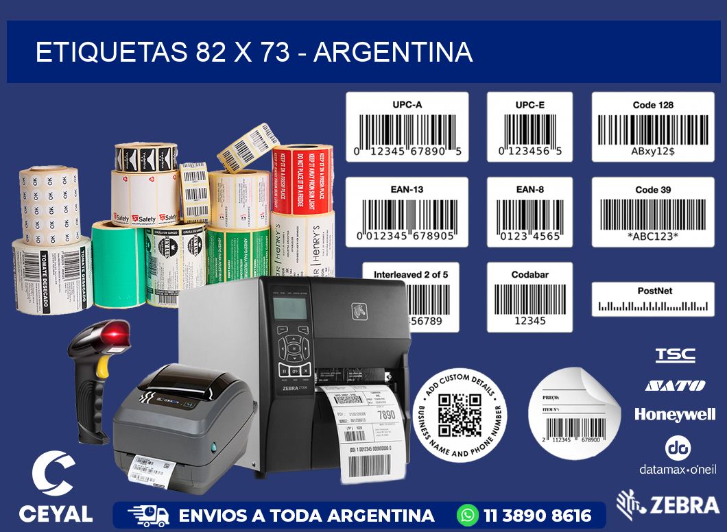 ETIQUETAS 82 x 73 - ARGENTINA