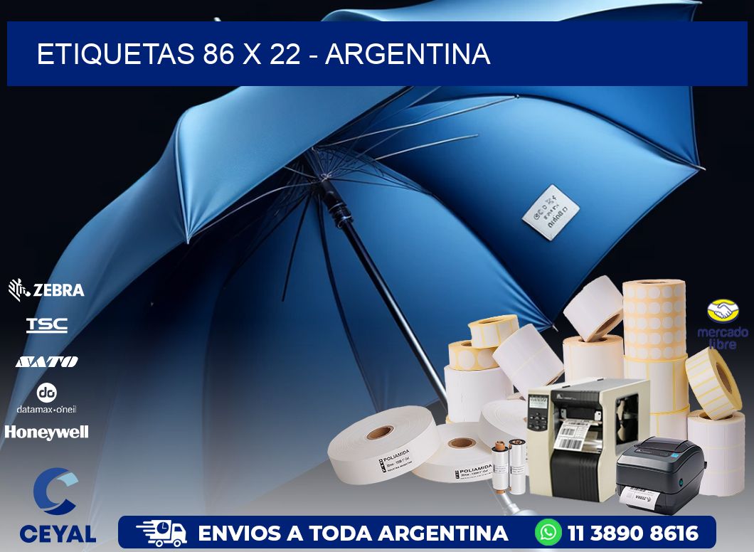 ETIQUETAS 86 x 22 - ARGENTINA